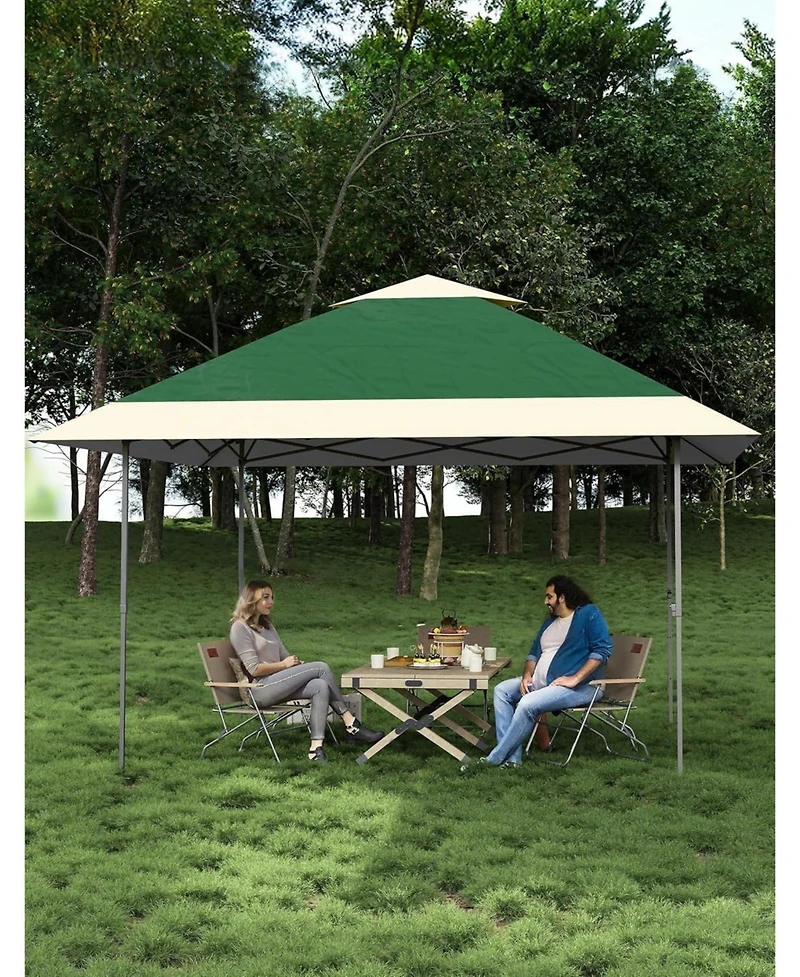 homfan 12x12 feet Instant Shelter – Portable Canopy Tent for Parties, Camping or Backyard