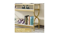 Slickblue 55" Console Table with 3-Tier Storage Shelves