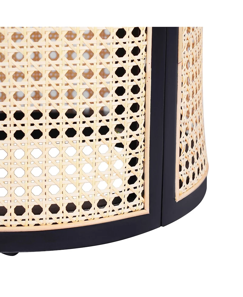 sumyeg Rubber Wood Side Table End with Mdf Stable Base