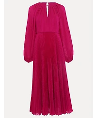 Phase Eight Women's Faye Textured Pleat Dress