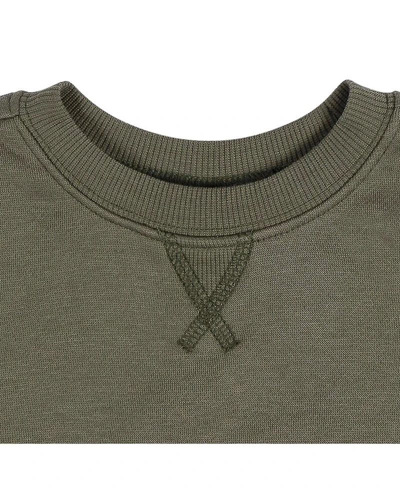 Gerber Toddler 0 -5T Neutral Crewneck Sweatshirt
