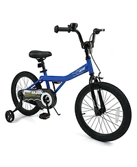 Hongge 18-Inch Kids Bike with Removable Training Wheels and Dual Hand Brakes, 132 lbs Capacity, Ages 4-8