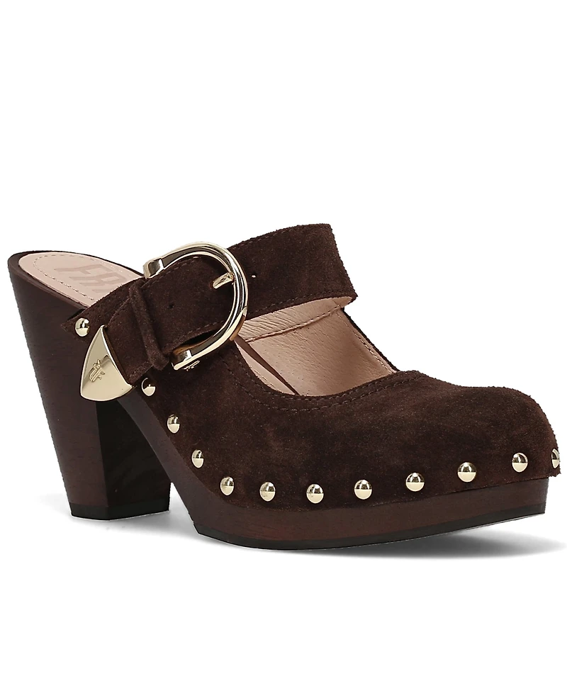Frye Women's Cindy Buckle Mule Clogs