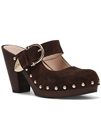 Frye Women's Cindy Buckle Mule Clogs