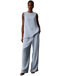 Calvin Klein Women's Crewneck Sleeveless Top