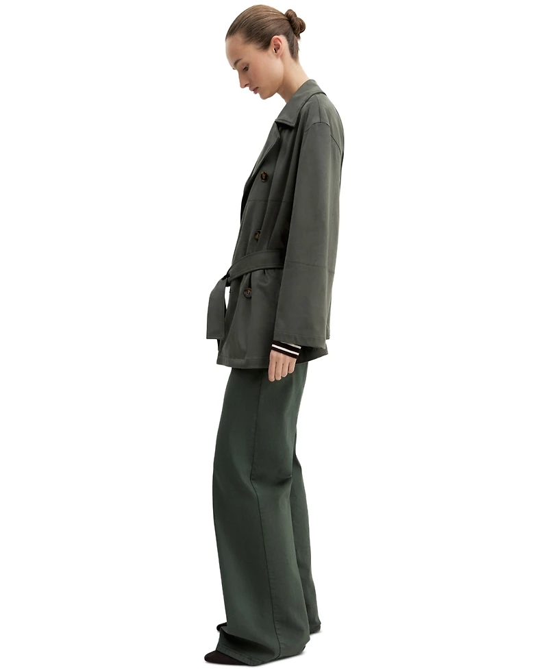 Emme Marella Women's Double-Breasted Belted Jacket