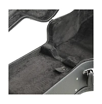 Yescom Acoustic Guitar Case Hard Dreadnought 41 Inch Wooden Hardshell Carrying Case with Lock Accessory Compartment for Airline Travel