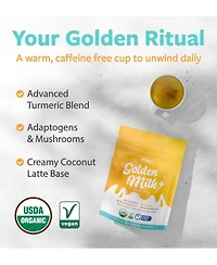 Pure Co Golden Milk Turmeric Drink Mix Powder