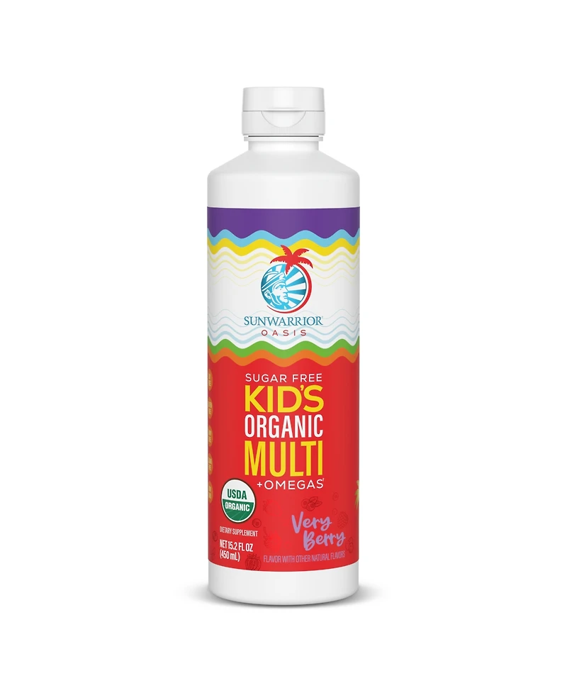 Sunwarrior Us Liquid Kid s Multi Plus Omegas
