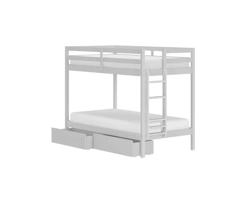 Grain & Grove Bear Furniture Plywood Twin/Twin with Underbed Storage Drawers