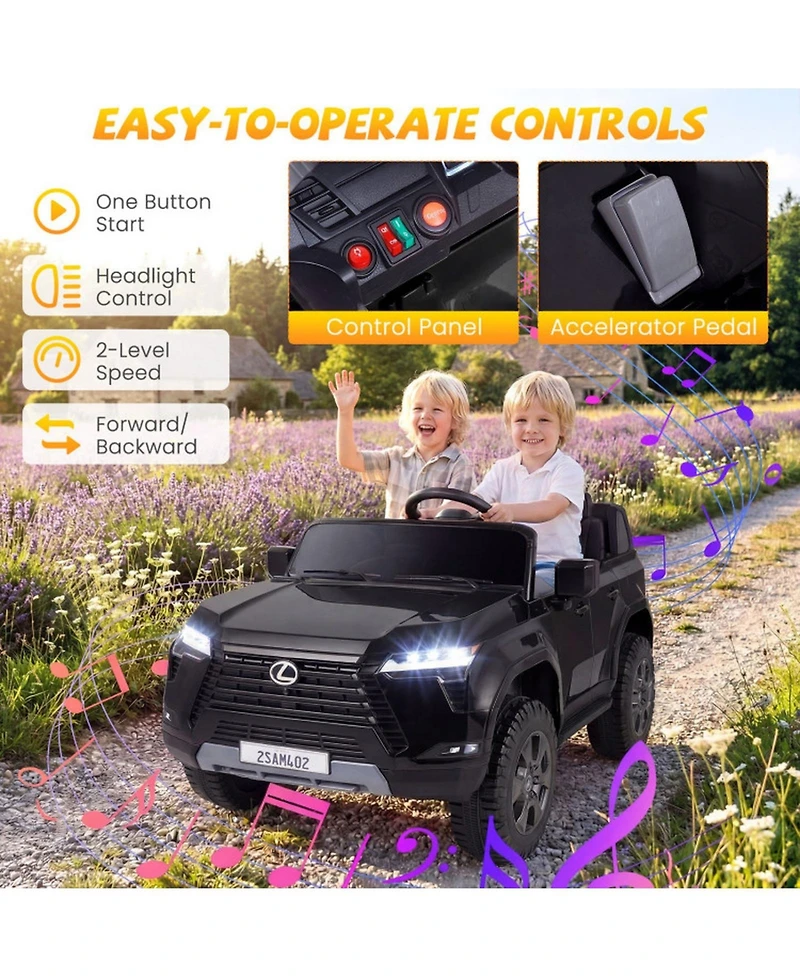 Hongge 24V Licensed Kids Ride-On Suv with 4WD Parent Remote and Spring Suspension