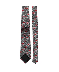 Trafalgar Men's The Snowy Virginia Nightingale Silk Novelty Necktie