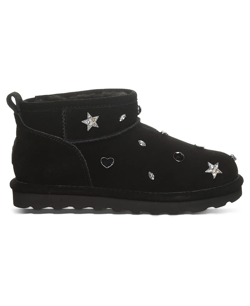 Bearpaw Women's Shorty Nova Studded Pull-On Ankle Booties