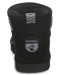 Bearpaw Women's Akira Webbing Tape Seam Pull-On Ankle Booties