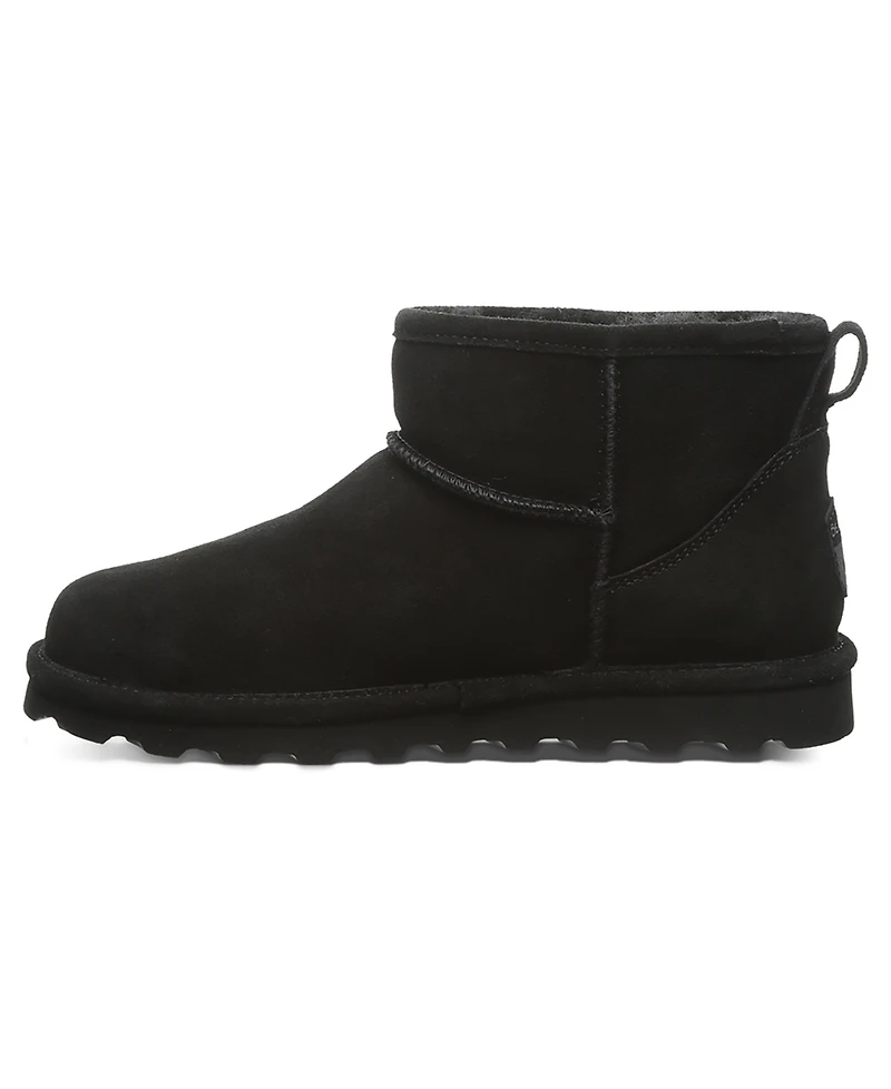 Bearpaw Women's Shorty Round Toe Suede Booties