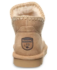 Bearpaw Women's Winter Crochet Detail Ankle Boots