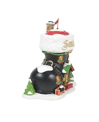 Department 56 North Pole Village Santa's Boot Shop Figurine