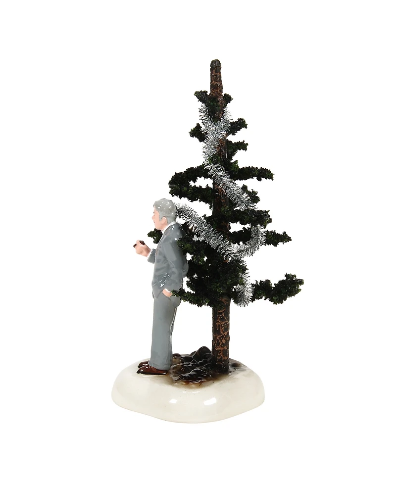 Department 56 Snow Village It Was An Ugly Tree Anyway Figurine