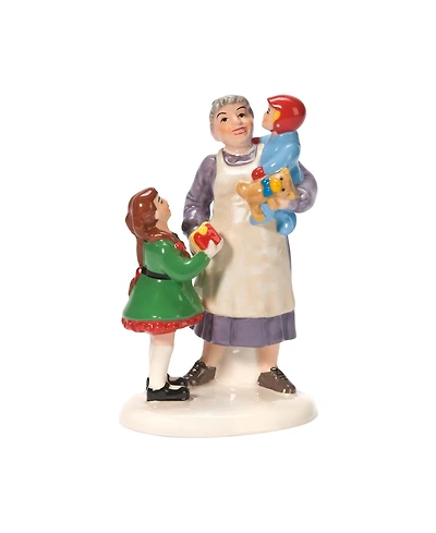 Department 56 Snow Village Grandma's Favorite Present Figure