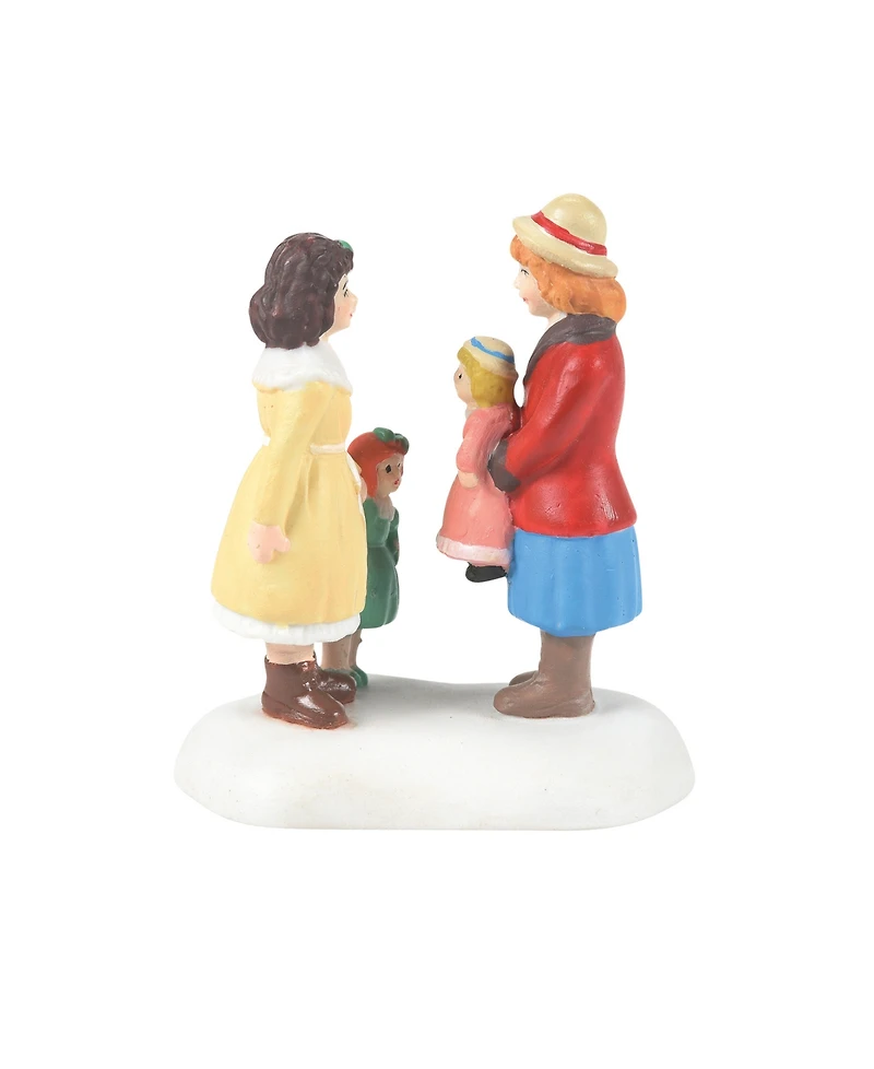 Department 56 Dickens Village Girls With Their Dolls Figurine