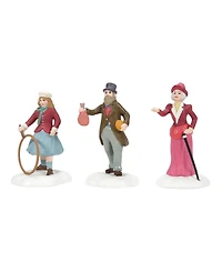 Department 56 Dickens Village Friends & Neighbors Figures, Set of 3