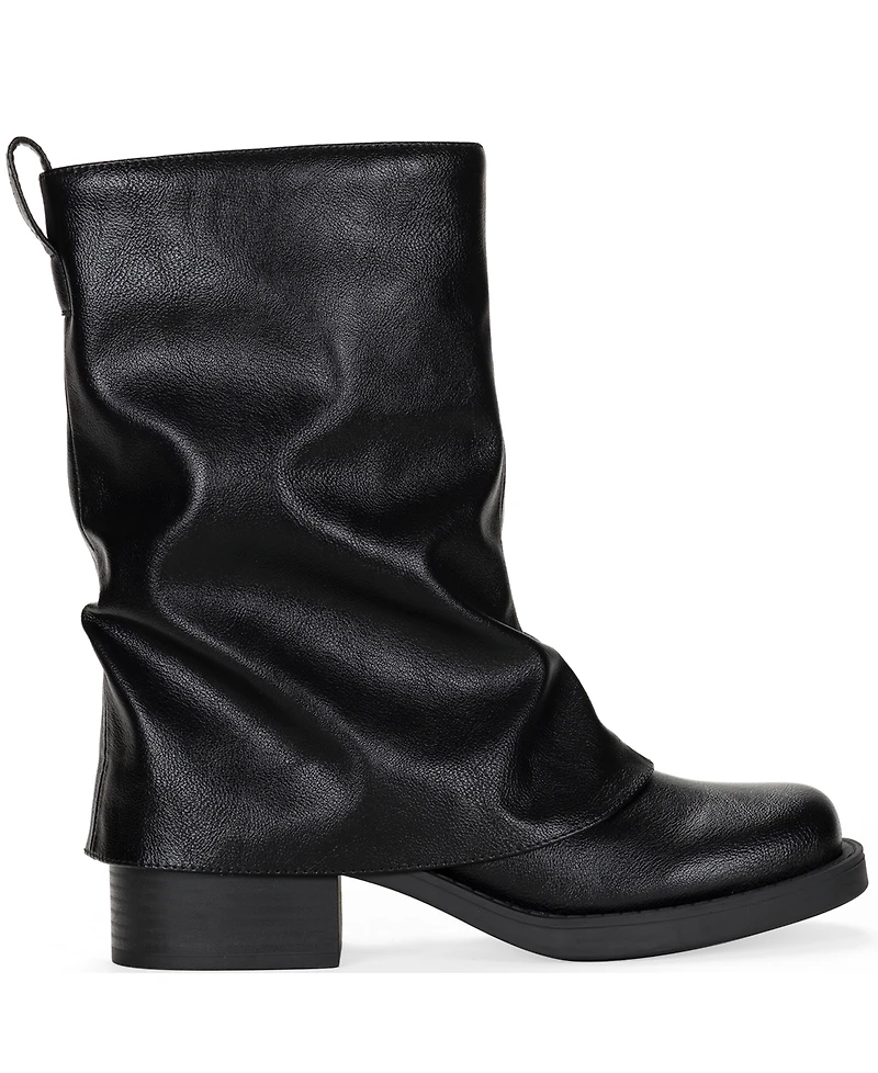 Wild Pair Women's Wilhelmiina Mid Shaft Block Heel Booties, Macy's Exclusive