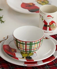 Certified International Santa Delight 16-Piece Dinnerware Set, Service For 4