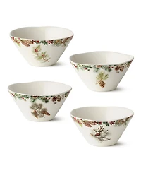 Certified International Woodland Ice Cream Bowls, Set of 4