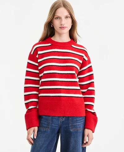 On 34th Women's Crewneck Cuff Sleeve Pullover Sweater, Macy's Exclusive