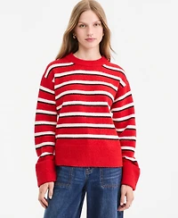 On 34th Women's Crewneck Cuff Sleeve Pullover Sweater, Macy's Exclusive