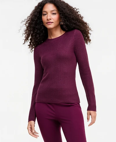 I.n.c. International Concepts Women's Rhinestone Rib Sweater, Macy's Exclusive