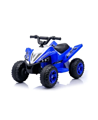 Yobtop Kids 12V Ride On Car, Dual Motor with Bluetooth Music & Led Lights, Ages 3-6