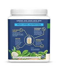 Sunwarrior Warrior Blend Protein Powder with Naturally Occurring Amino Acids and BCAAs, Coconut Cream Flavor, 14 Servings