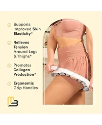 M3 Naturals Anti-Cellulite Oil and Lymphatic Drainage Massage Roller Kit, Fascia Blaster for Body Contouring, 8 fl Ounce
