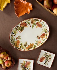Certified International Autumn Meadows Oval Platter