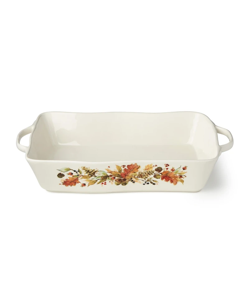 Certified International Autumn Meadows Large Rectangular Baker