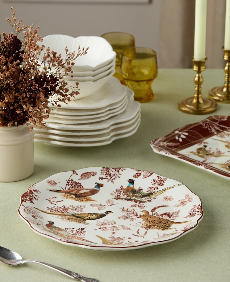 Certified International Pheasant Grove Round Platter