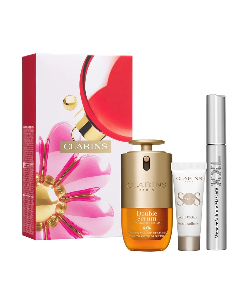 Clarins 3-Piece Eye Brightening & Depuffing Gift Set