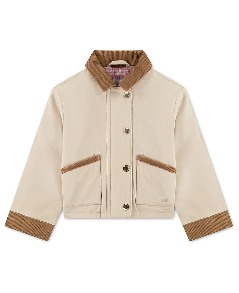abercrombie kids Toddler Girls' 2T-5T Barn Jacket