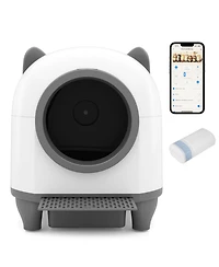 Self-Cleaning Litter Box for Multi-Cat and Senior Cats Home