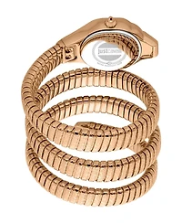 Just Cavalli Women's Reptilia Quartz Ip Stainless Steel Bracelet Watch