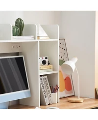 DormCo Classic Dorm Desk Bookshelf with Outlet