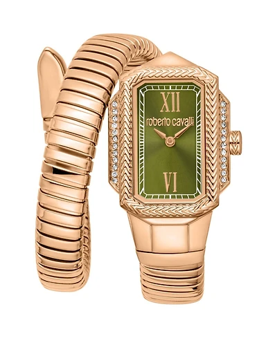 Roberto Cavalli Women's Vera Quartz Ip Stainless Steel Bracelet Watch
