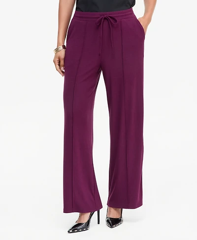 I.n.c. International Concepts Women's Rib-Knit Wide-Leg Pull-On Pants, Macy's Exclusive
