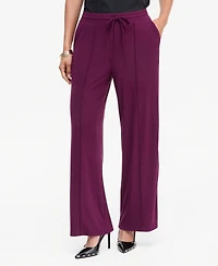 I.n.c. International Concepts Women's Rib-Knit Wide-Leg Pull-On Pants, Macy's Exclusive