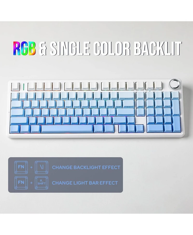 Aula F99 Pro Wireless Mechanical Rgb Backlit Gaming Keyboard