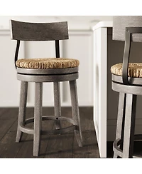 Clihome 1 Piece 26-Inch Counter Height Solid Wood Frame Bar Stool