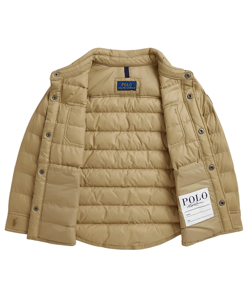 Polo Ralph Lauren Boys' 2T-7 Quilted Shirt Jacket