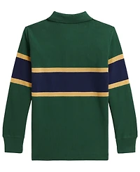 Polo Ralph Lauren Boys' 2T-7 Striped Cotton Mesh Shirt
