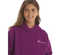 Champion Girls' 4-16 Bow Graphic Hooded Sweatshirt